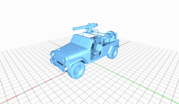 jeep m151 tow missile jeepm151towmissile 3D print model - Mito3D