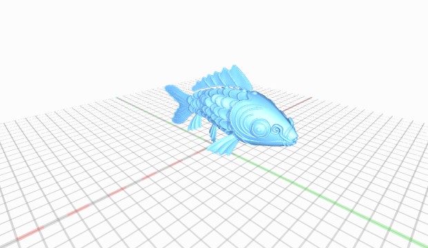 koi carp koicarp 3D print model - Mito3D