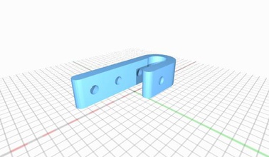 simple endstop holder mendelmax reprap mechanicalendstop endstopholder 3d print model - Mito3D