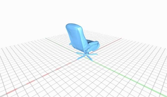 leather armchair leatherarmchair 3d print model - Mito3D