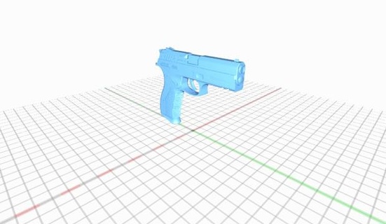 pistol taurus pt845 pistoltauruspt845 3d print model - Mito3D