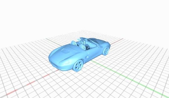 Porsche boxster porsche 3d print model - Mito3D