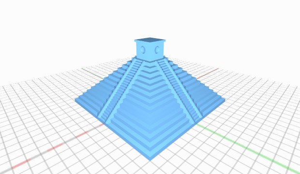 pyramid kukulkan pyramidofkukulkan 3D print model - Mito3D
