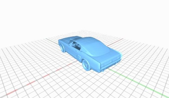 shelby mustang gt350-h shelbymustanggt350h 3d print model - Mito3D