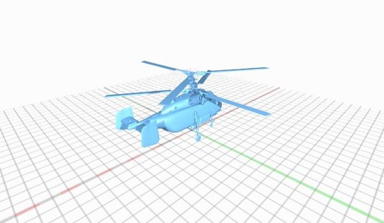 soviet naval anti-submarine helicopter ka-27 sovietnavalantisubmarinehelicopterka27 3d print model - Mito3D