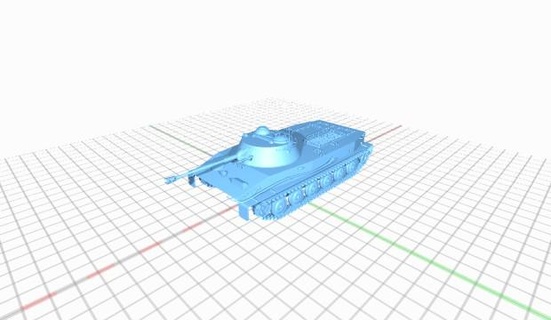 soviet light amphibious tank pt-76 sovietlightamphibioustankpt76 3d print model - Mito3D
