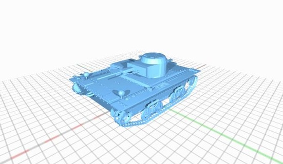 Sowjet klein amphibisch Panzer 38 sovietsmallamphibioustankt38 3d print model - Mito3D