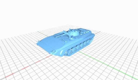 soviet tracked infantry fighting vehicle bmp-1 soviettrackedinfantryfightingvehiclebmp1 3d print model - Mito3D