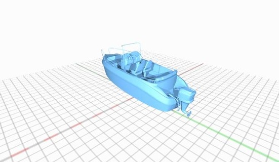 speedboat 3d print model - Mito3D