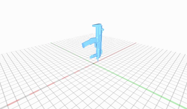 submachine gun uzi submachinegunuzi 3D print model - Mito3D
