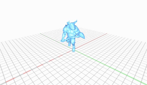 bull headed minotaur thebullheadedminotaur 3D print model - Mito3D
