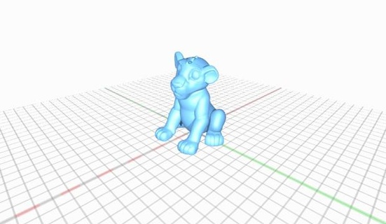 main character disney cartoon lion king - simba 3d print model - Mito3D
