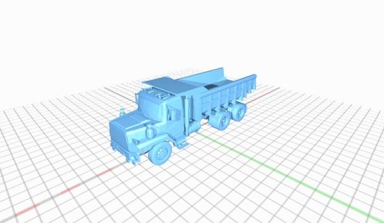 toyota dump truck toyotadumptruck 3d print model - Mito3D