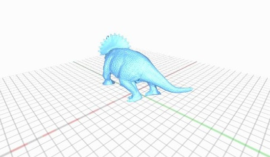 triceratops 3d print model - Mito3D
