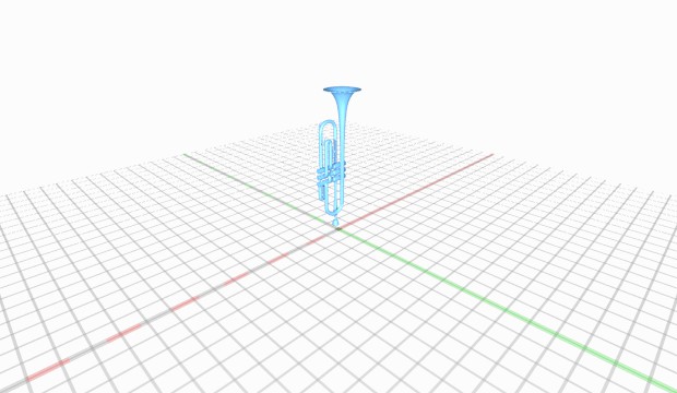 trompet 3D print model - Mito3D