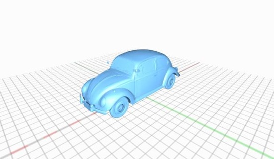 volkswagen fer coccinelle 3d print model - Mito3D