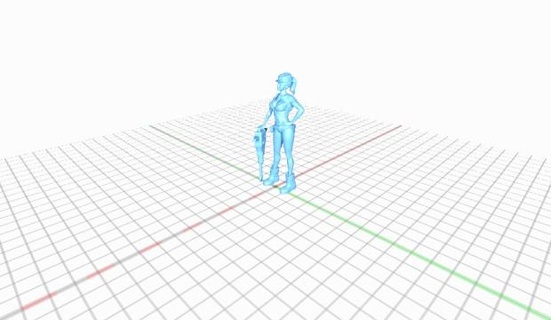 femme marteau piqueur femmeavecmarteau 3d print model - Mito3D