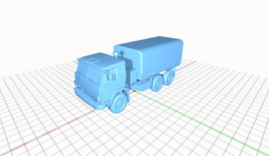 5350 esercito camion 5350armytruck 3d print model - Mito3D