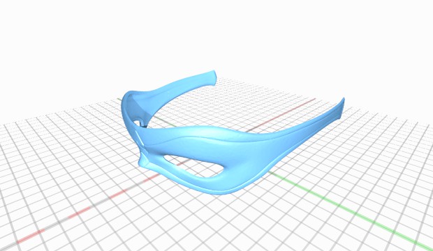 classique masque 3D print model - Mito3D