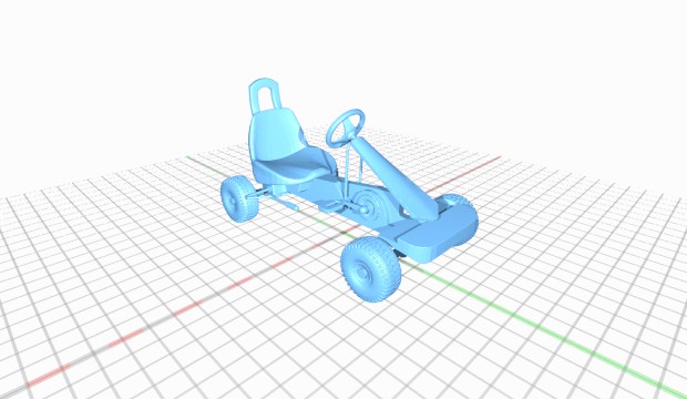 niños pedal coche vehiculo niñospedalcar 3D print model - Mito3D
