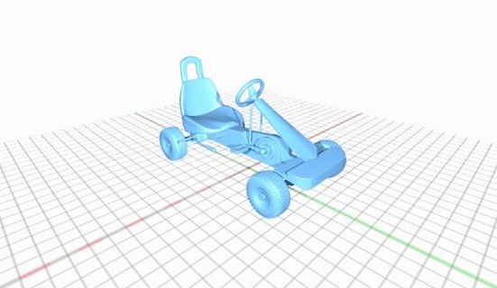 niños pedal coche vehiculo niñospedalcar 3d print model - Mito3D