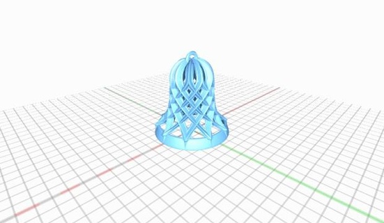lattice bell latticebell 3d print model - Mito3D