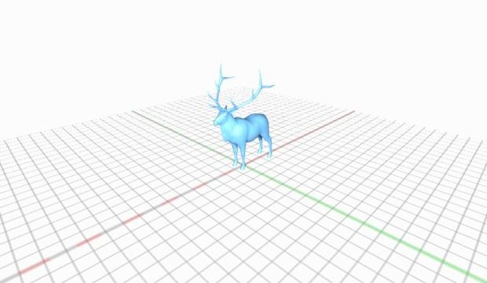 christmas deer christmasdeer 3d print model - Mito3D