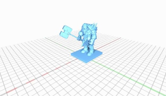 warhammer orco 3d print model - Mito3D