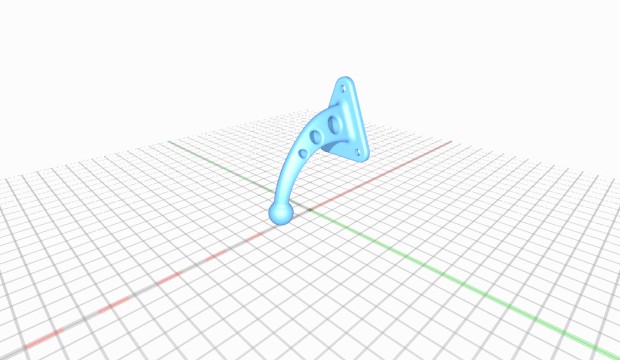 coat hanger single 3D print model - Mito3D