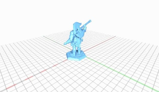 medievale mercenario 3d print model - Mito3D