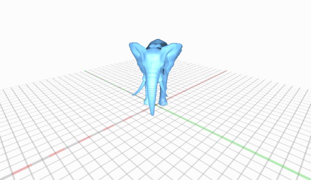 elephant 3D print model - Mito3D