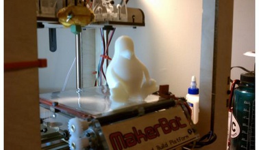 tux linux penguin 3d print model - Mito3D