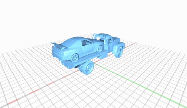 rebocar caminhão towtruck 3D print model - Mito3D