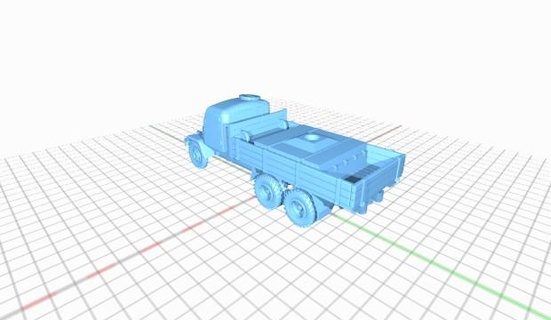 praga v3s medio dovere camion pragav3smediumdutytruck 3d print model - Mito3D