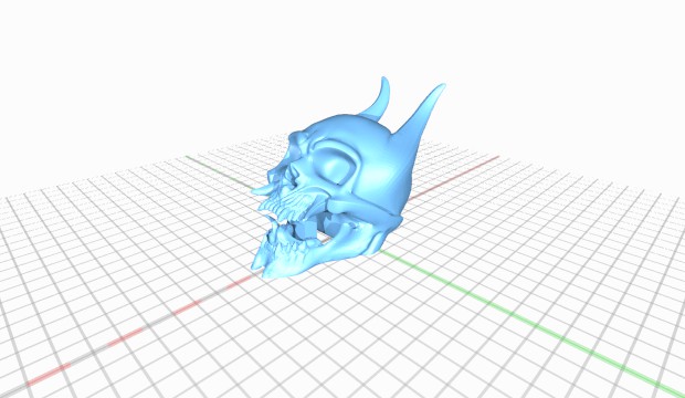 Schädel oni Maske Kopf Schädelonimaskenkopf 3D print model - Mito3D
