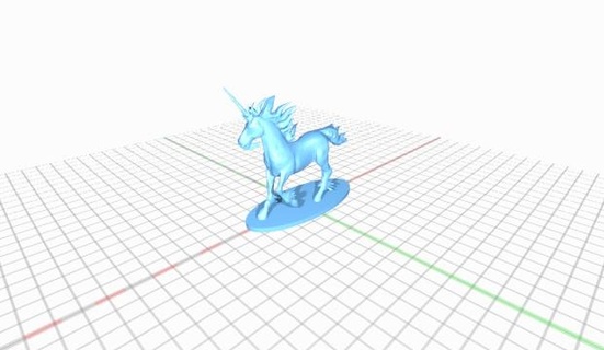 unicorn 3d print model - Mito3D