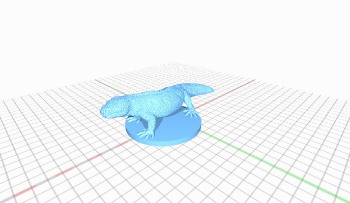 giant monitor lizard - repables giantmonitorlizard 3d print model - Mito3D