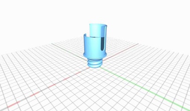 interchangeable threaded spool holders flange 3d print model - Mito3D