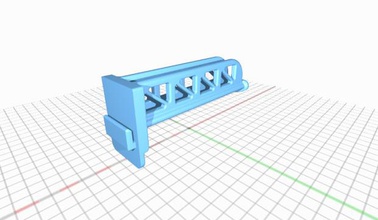 mini bobina titular 3d print model - Mito3D