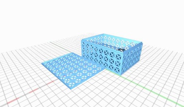 lattice box 3d print model - Mito3D