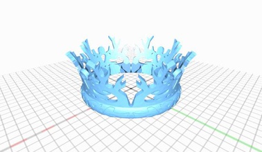 crown baratheon game thrones gameofthrones 3d print model - Mito3D