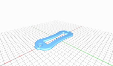 key fob keychain 3d print model - Mito3D