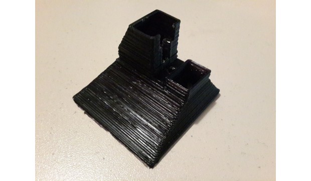 qu bd fan bracket 3D print model - Mito3D