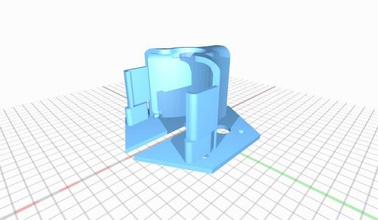 carénage ventilateur prototype rostock max deltas seemecnc fanshroud 40mmfan hotend 3d print model - Mito3D