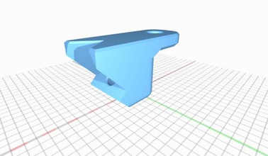 fan angle bracket cooling nemesis tricklaser partcooling designspark 3d print model - Mito3D