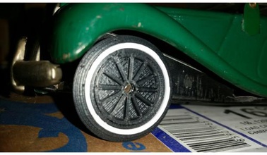 sustitución rueda coche juguete 3d print model - Mito3D