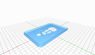 christmas gift card case 3d print model - Mito3D