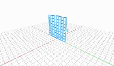 neopixel 8x8 grid diffuser digilent adafruit 3d print model - Mito3D