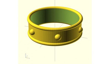 retrato dorian gray anillo joyería 3d print model - Mito3D