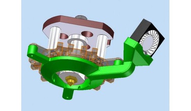 radial logement ventilateur max 2 3d print model - Mito3D